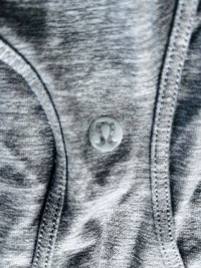 lululemon athletica Gray Heather Muscle Tee